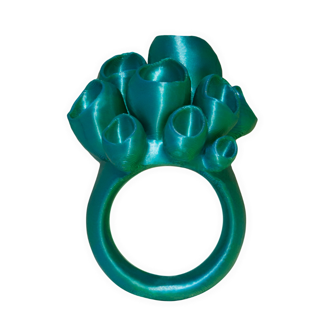 Spheara Ring | Satin Blue/Green