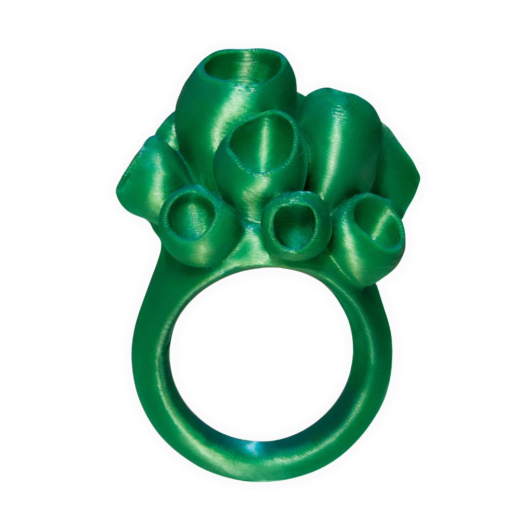 Spheara Ring | Satin Blue/Green