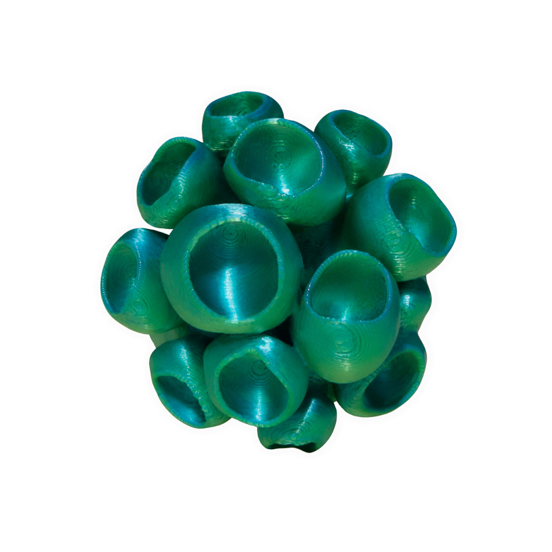Spheara Ring | Satin Blue/Green