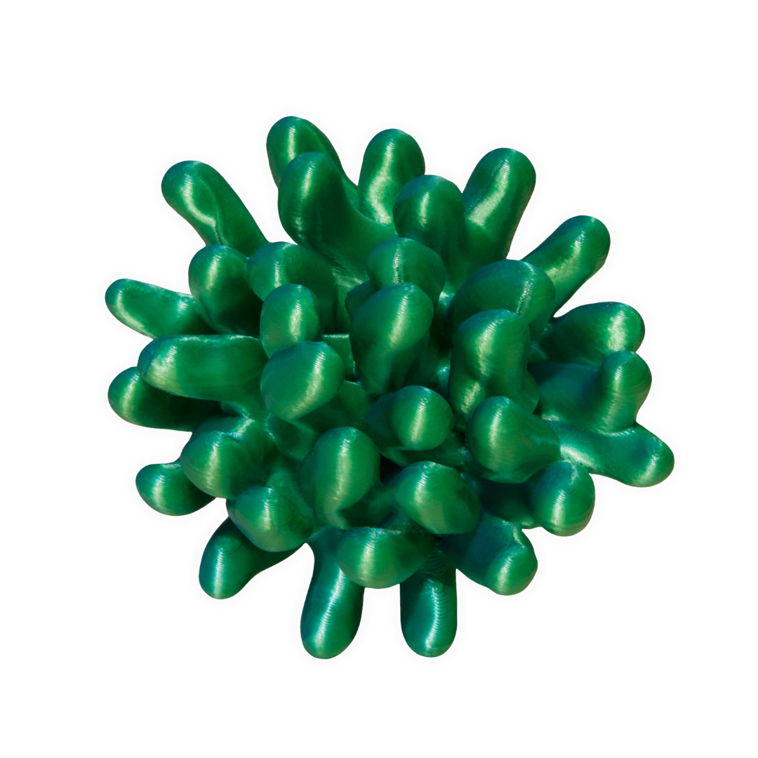 Anemone Ring | Satin Blue/Green