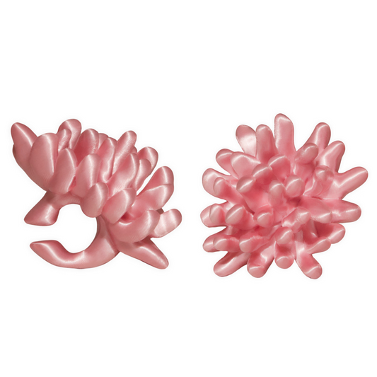 Anemone Earcuffs | Satin Baby Pink