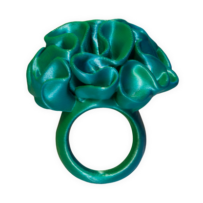 Marina Ring | Satin Blue/Green