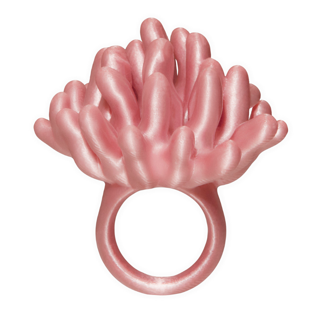 Anemone Ring | Satin Baby Pink