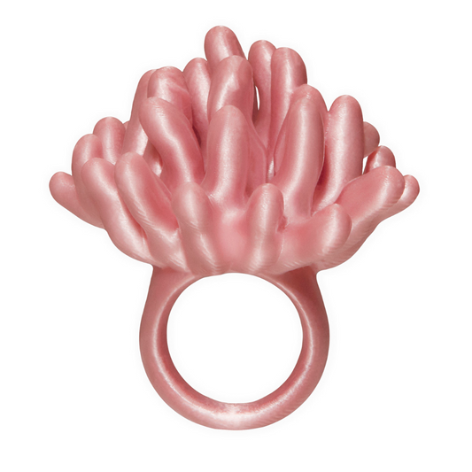 Anemone Ring | Satin Baby Pink